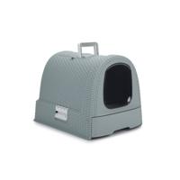 CURVER Maison de toilette - Blauwgrijs - Voor katten - thumbnail