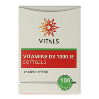 Vitals Vitamine D3 1000IE 100 Softgels - thumbnail