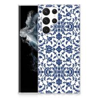 Samsung Galaxy S22 Ultra | TPU Case | Flower Blue - thumbnail