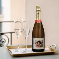 Champagne met bedrukt etiket - Piper Heidsieck Brut (750ml) - thumbnail