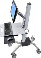 Ergotron Neo-Flex® TV-wagen 1-voudig 25,4 cm (10) - 55,9 cm (22) Grijs In hoogte verstelbaar, Toetsenbordhouder, Kantelbaar, Roteerbaar - thumbnail