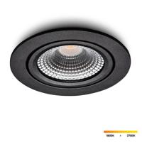 LED-inbouwspot Vivaro zwart 5W dimbaar IP54 - thumbnail
