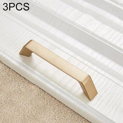 3 stuks 9009-96 moderne eenvoudige kast deur handvat lade kast zink legering handvat (goud)