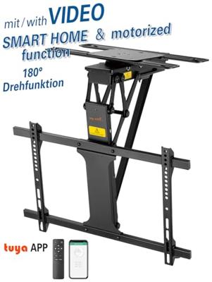 My Wall HL47ML TV-plafondbeugel Met afstandsbediening, Gemotoriseerd, Kantelbaar, Zwenkbaar 81,3 cm (32) - 190,5 cm (75) Plafondhouder, Met elektromotor,