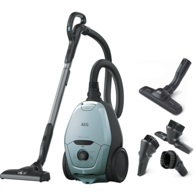 AEG VX82-1-4MB Stofzuiger met zak Blauw