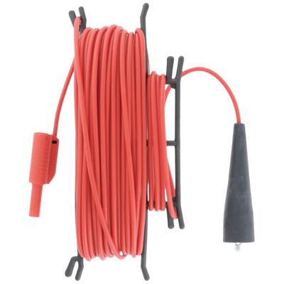 Metrel A 1026 Veiligheidsmeetsnoer Bananenstekker 4 mm Krokodilklem 20 m Rood 1 stuk(s)