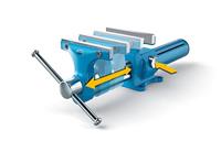 Brockhaus Heuer COMPACT SET Bankschroefset 118003 Bekbreedte: 120 mm Spanbreedte (max.): 125 mm - thumbnail