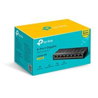TP-Link LS1008G Unmanaged Gigabit Ethernet (10/100/1000) Zwart - thumbnail