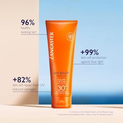 Lancaster Sun Beauty Body Milk SPF30 250ml Lancaster Sun Beauty Body Milk SPF30 250ml