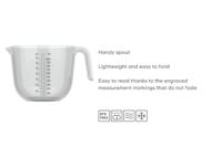 Mepal maatbeker chef it 1000 ml helder - thumbnail
