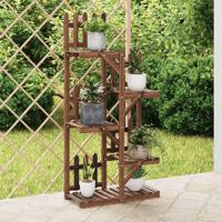 Plantenstandaard 60x25x130 cm massief vurenhout - thumbnail