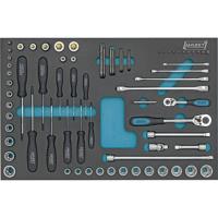 HAZET Dopsleutelset | TORX® dubbele ringsleutels | dopsleutels, enz. | 1/2 inch (12,5 mm) vierkant hol, 3/8 inch (10 mm) vierkant hol, 1/4 inch (6,3 - thumbnail