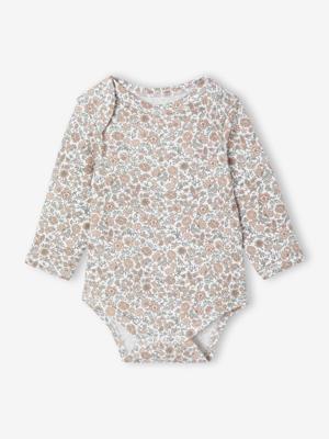 Set van 5 body's voor pasgeborenen met Amerikaanse opening saliegroen