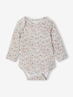 Set van 5 body's voor pasgeborenen met Amerikaanse opening saliegroen - thumbnail