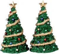 Classic Christmas Tree Set Of 2 Kersthuisje LEMAX - Lemax - thumbnail