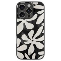 iPhone 16 Pro glazen hardcase - Noir bloom - thumbnail