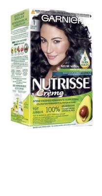 Garnier Nutrisse Crème Permanente Haarverf 1 Zwart