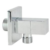 BWS Kraan Hoekstop Vierkant 1/2"x3/8" Chroom (Inclusief Rozet) - thumbnail