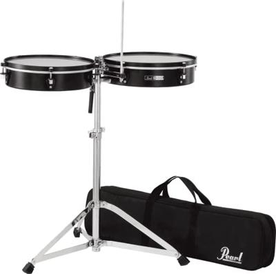 Pearl PTTM-1415 Travel Timbales 14" & 15" met statief Pearl PTTM-1415 Travel Timbales 14" & 15" met statief