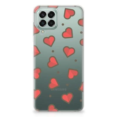 Samsung Galaxy M33 | TPU bumper | Hearts Samsung Galaxy M33 | TPU bumper | Hearts