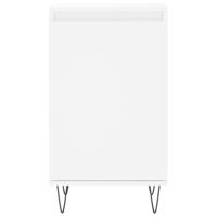 Dressoirs 2 st 40x35x70 cm bewerkt hout wit - thumbnail