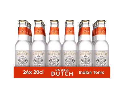 Double Dutch indian tonic water flesje (24x 20cl)
