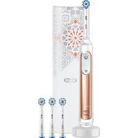 Oral-B Genius X 20000 Luxe Edition Volwassene Roterende tandenborstel Roségoud, Wit - thumbnail