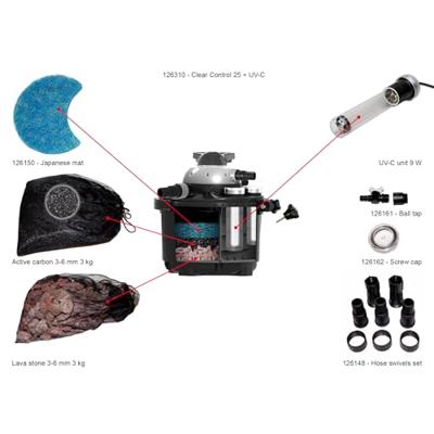 Velda Clear Control 25 Drukfilter met UV-C 9W - Gezond & Helder Vijverwater - thumbnail