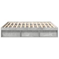 Bedframe betongrijs 200x200 cm - thumbnail
