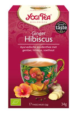Yogi Tea Yogi Tea Ginger Hibiscus Bio (17st)