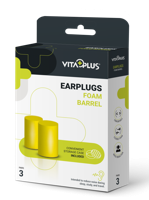 Vitaplus Earplugs Foam Barrel - thumbnail