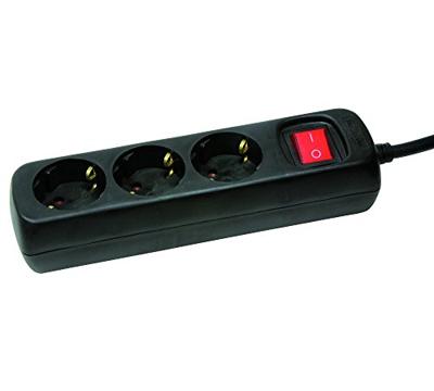 LogiLink LPS206B stekkerdoos 3 stopcontacten
