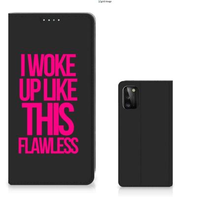Samsung Galaxy A41 Hoesje met tekst Woke Up - Origineel Cadeau Zelf Maken Samsung Galaxy A41 Hoesje met tekst Woke Up - Origineel Cadeau Zelf Maken