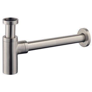 Wiesbaden Star luxe sifon 5/4+muurbuis+rozet RVS-look