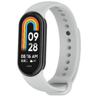 By Qubix - Siliconen bandje - Grijs - Compatible met Xiaomi Smart Band 8 & 9 - Compatible Xiaomi bandje - thumbnail