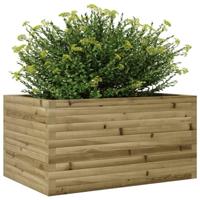 VidaXL Plantenbak 90x60x46 cm geïmpregneerd grenenhout - thumbnail