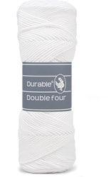 Durable Double Four 310 White - Haakgaren / Breigaren