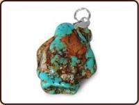 Edelsteen Hanger Turkoois - thumbnail