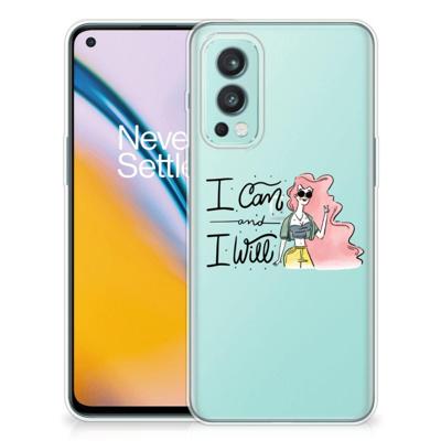 OnePlus Nord 2 5G Telefoonhoesje met Naam i Can OnePlus Nord 2 5G Telefoonhoesje met Naam i Can