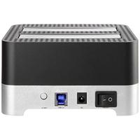 Renkforce RF-DOCKING-02 USB-A 3.0 SATA 6 Gb/s 2 poorten Harde schijf-kopieerstation 2.5 inch, 3.5 inch Met clone-functie - thumbnail