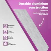 VidaXL Trap tread rechthoekig 4 pcs zilver 50 x 40 cm aluminium - thumbnail