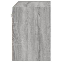 Nachtkastje met LED's wandgemonteerd grijs sonoma eikenkleurig - thumbnail