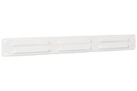 Nedco schoepenrooster alu. 370 x 40 mm RAL9010 wit - thumbnail