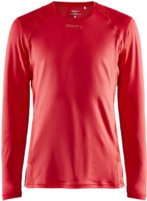 Craft 1908754 Adv Essence Ls Tee Men - Bright Red - S