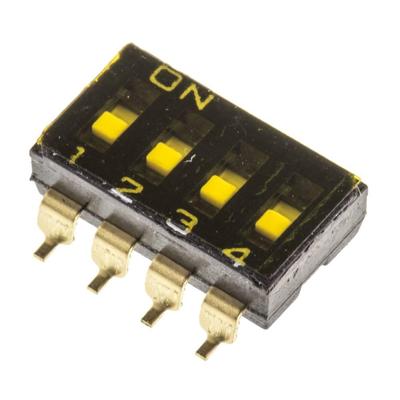 Omron A6S-8101-H DIP-schakelaar Aantal polen 8 SMD 1 stuk(s) Bag