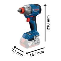 Bosch Blauw GDX 18V-285 Accu slagschroevendraaier/slagmoeraanzetter | Exclusief Accu&apos;s en Lader - 06019N2100 - thumbnail