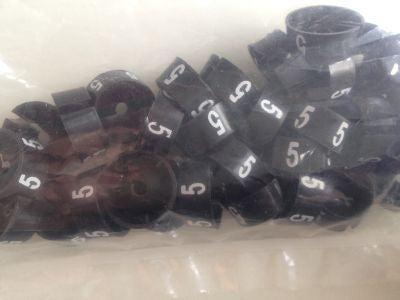 MB zwart/wit 5 voor op kledinghanger