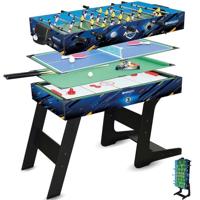 Multi-spel tafel Opvouwbaar 4-in-1 115,5 x 63 x 16,8 cm Hout MDF - thumbnail