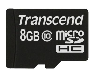 Transcend Premium microSDHC-kaart Industrial 8 GB Class 10