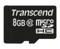 Transcend Premium microSDHC-kaart Industrial 8 GB Class 10 - thumbnail